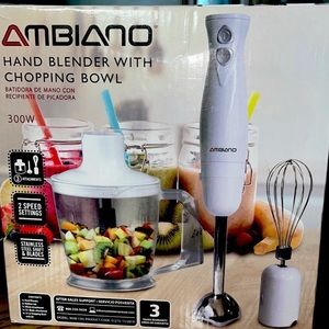 Ambiano Hand Blender with Chopping Bowl